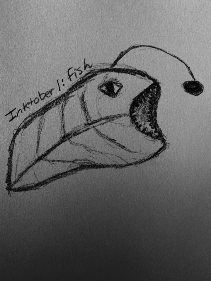 #159: Inktober 1&nbsp;:Fish